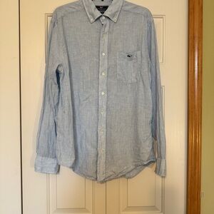 Vineyard Vines Men's Linen Classic Fit Tucker Button Down Shirt